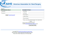 Tablet Screenshot of join.handsurgery.org